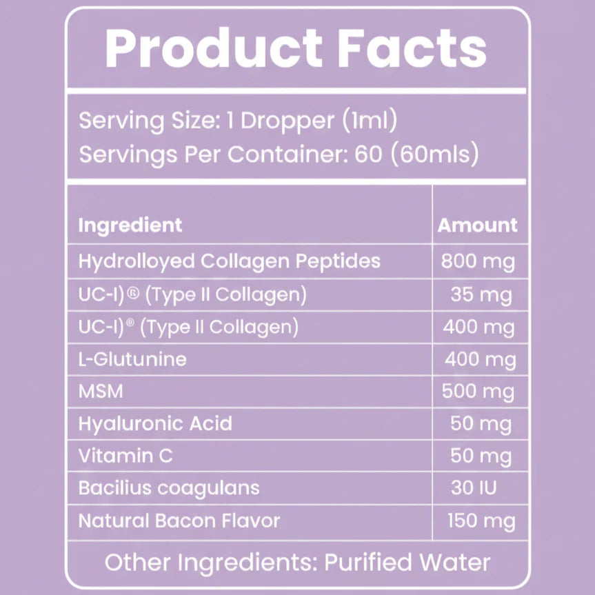 Premium Liquid Dog Collagen